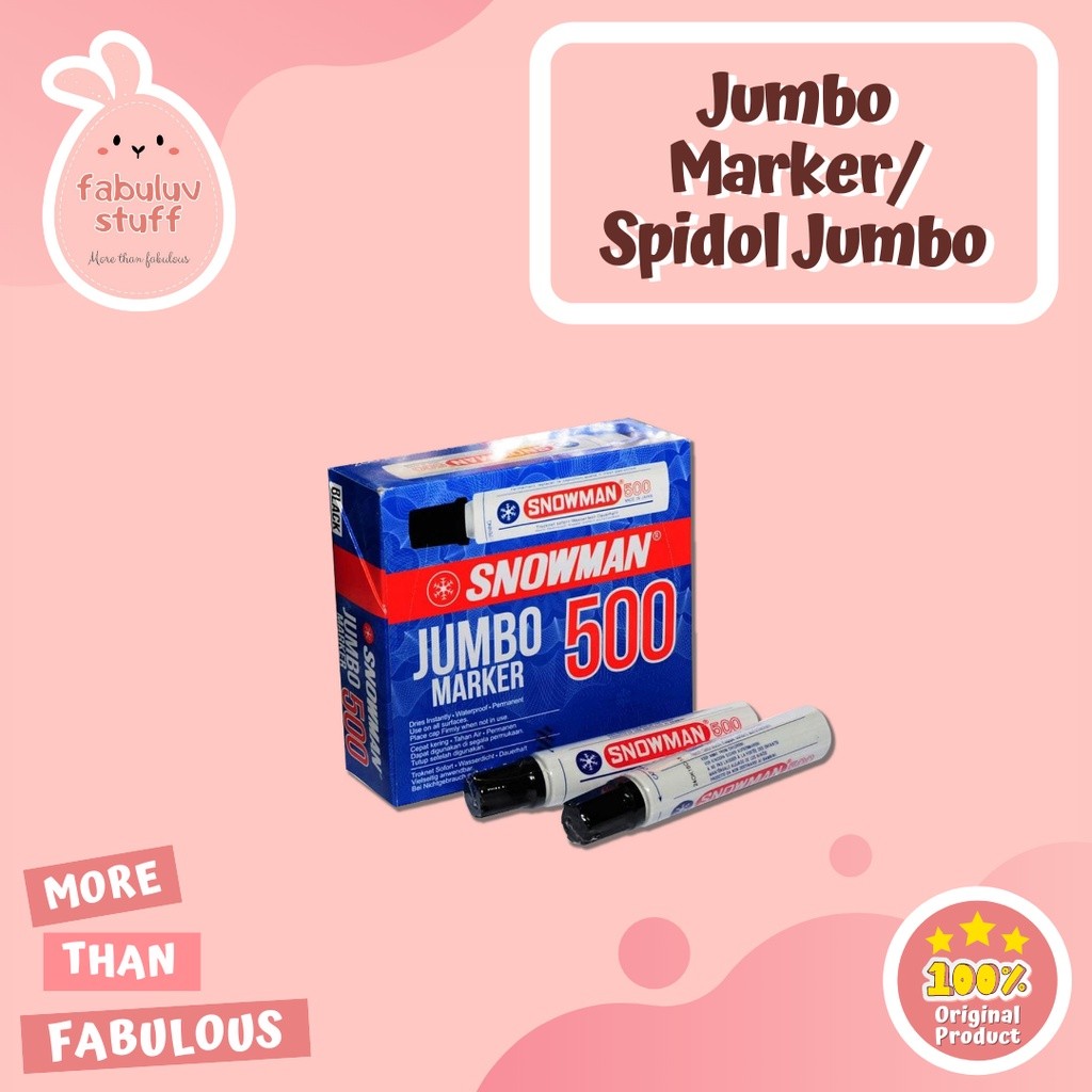 

ATK ~ Spidol Besar / Spidol Jumbo Snowman