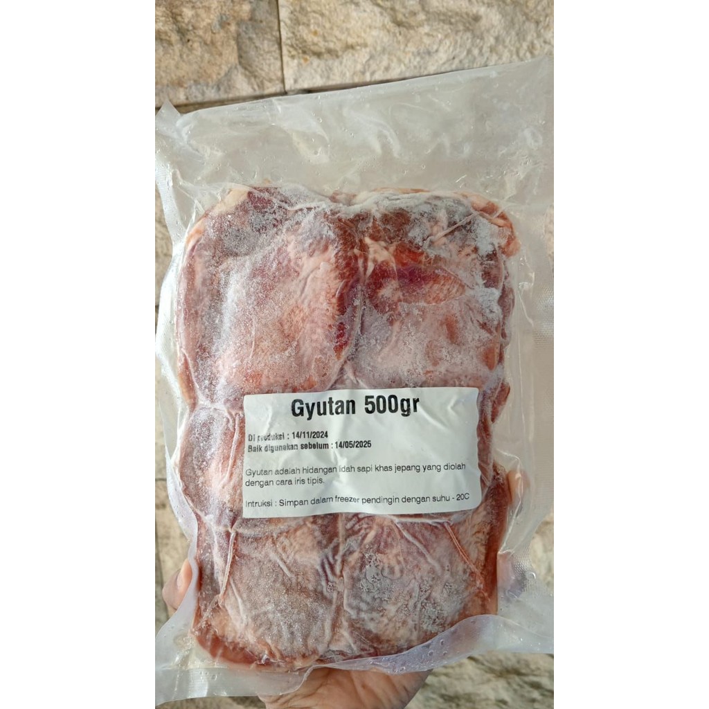 

Gyuta 500g / Lidah sapi slice 500g