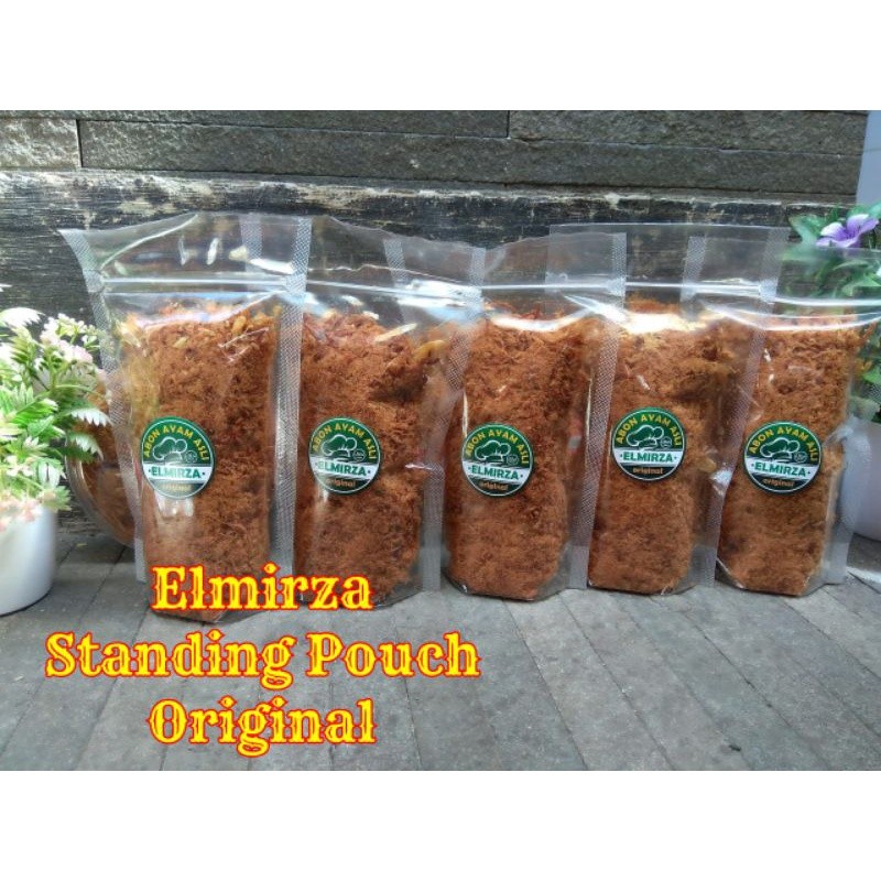 

Abon ayam asli Elmirza kemasan pouch