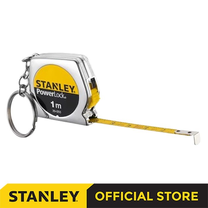 Stanley Keyring PowerLock Measuring Tape / Meteran Manual 1 Meter 0-39-055 stanley original