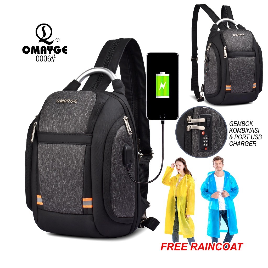 Omayge OM Tas Ransel Selempang Omayge 0006 Tas Mini Slingbag