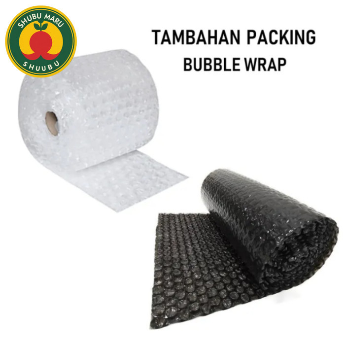 

Packaging Bubble Wrap Hitam Putih Ekstra Aman