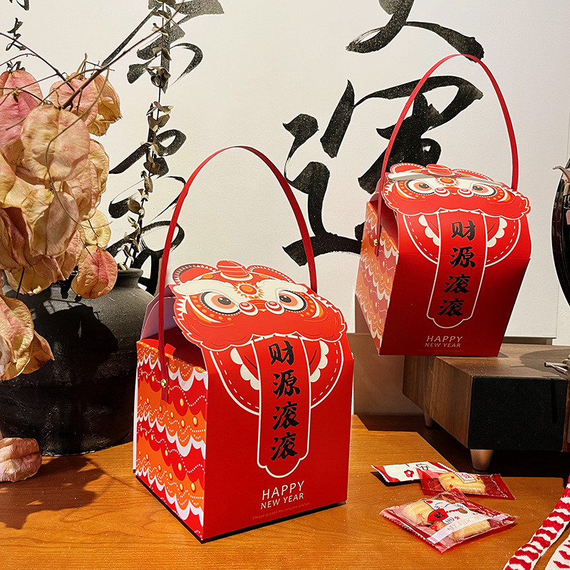 

Box Mika Jinjing Barongsai Kotak Hadiah Souvenir Hampers Imlek Happy Chinese Year CNY