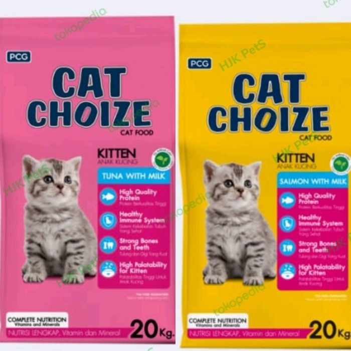 CAT CHOIZE 20 Kg KITTEN Makanan Anak Kucing CAT CHOICE Karung