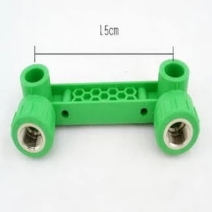 Double Keni Drat Dalam PPR 1/2 inch / KDD 20mm Sambungan Pipa PPR