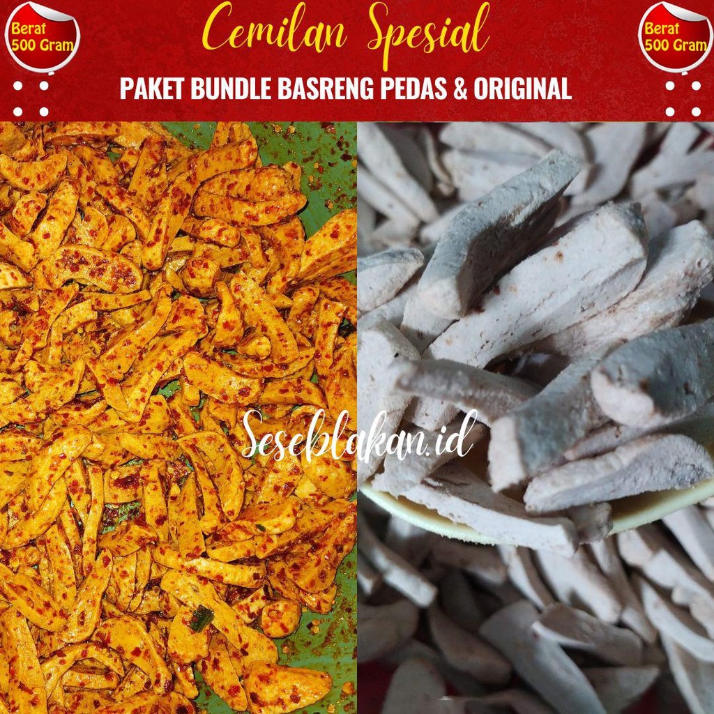 

PAKET BUNDLE BASRENG PEDAS & ORIGINAL DAUN JERUK KEMASAN 500gr Perkemasan