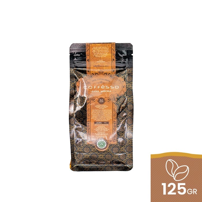 

Coffesso Java Mocha Coffee Beans - Biji Kopi 125gr