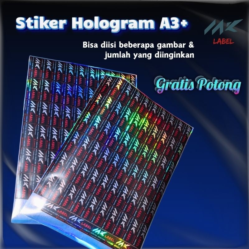 

Stiker Hologram A3+ Custom Desain