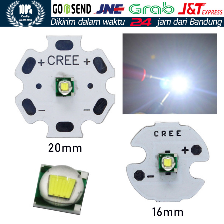 LED CREE XPE 3W 3535 Manik Senter Putih Berdaya Tinggi / 3W LED Super Bright CREE HPL XML Lampu Soro