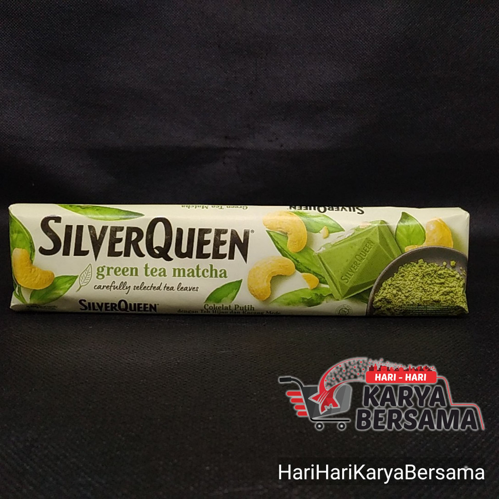 

MAKANAN RINGAN COKELAT BATANG SILVER QUEEN GREEN TEA MATCHA 58GR