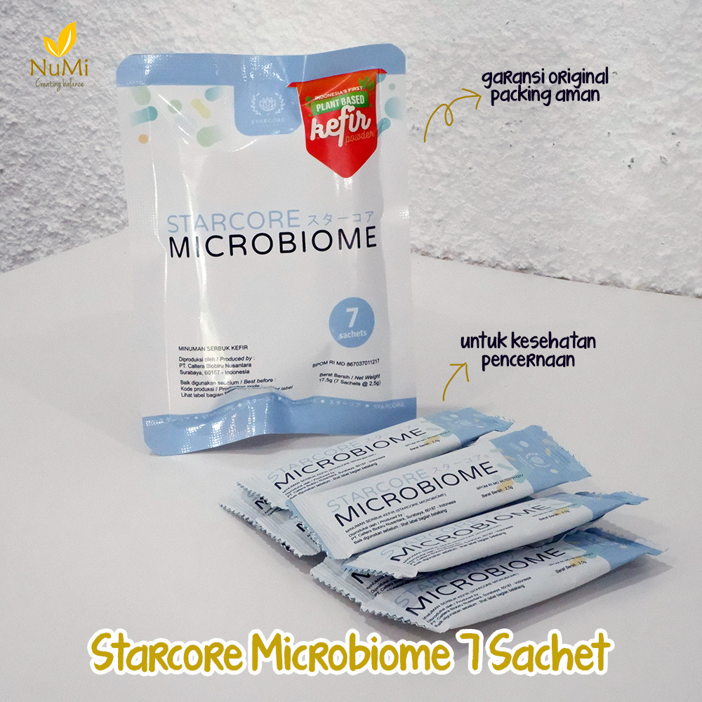 

17.5g Pouch 7x 2.5g sachet Kefir Microbiome Drink - Starcore Biodrink