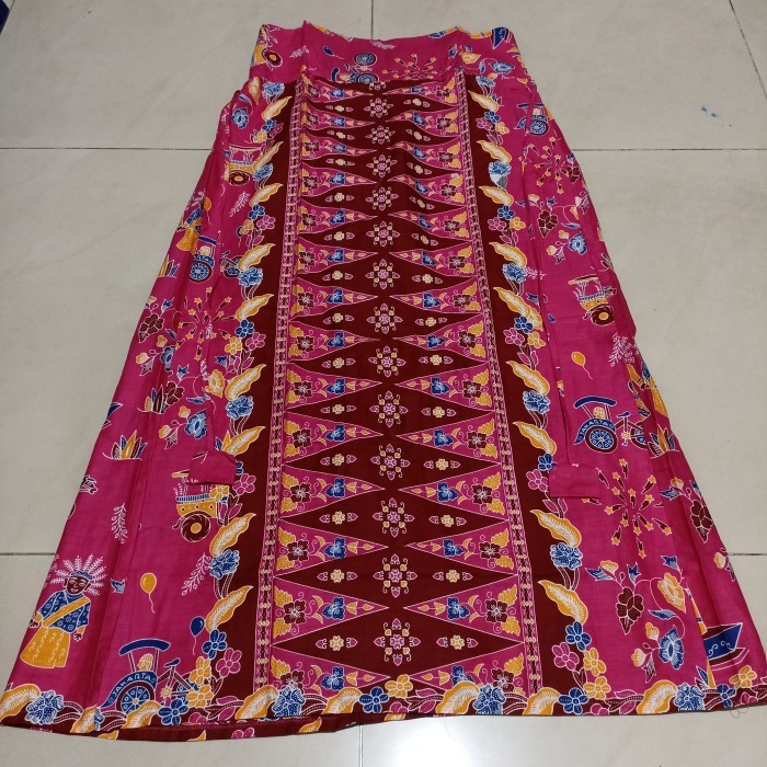 Rok Betawi Super Jumbo - Merah Muda