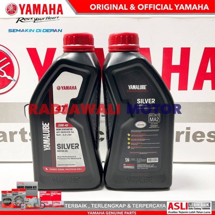 OLI YAMALUBE SILVER 800ML ASLI YAMAHA BERKUALITAS