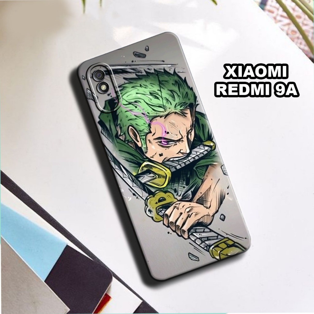 S7-Softcase procamera untuk XIAOMI REDMI 9A-bahan karet lentur-motif Anime One Piece-all type HP-cas