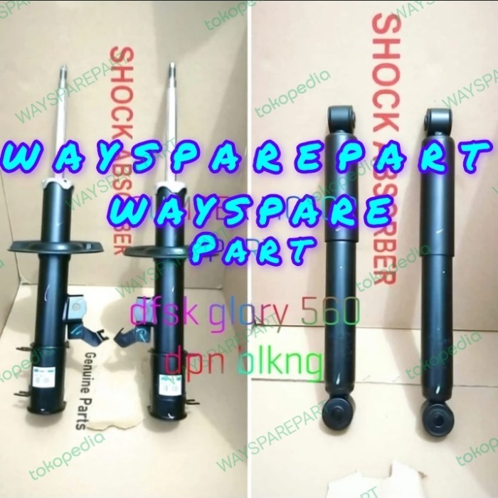 shockbreaker shock dfsk glory 560 depan belakang original genuine part