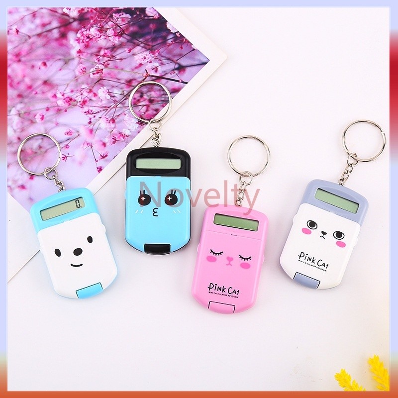 

Novelty Kalkulator Mini / Kalkulator Saku Portabel dengan Gantungan Kunci