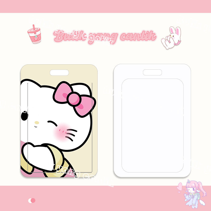 

ID CARD HOLDER, Tempat Kartu Couple Hello Kitty Lucu, Cocok untuk Kantor/Sekolah, Kartu Pelajar/Kartu Transportasi, Kartu Akses, KTP, Flazz, Kartu Kredit Elektronik dan Uang Elektronik.