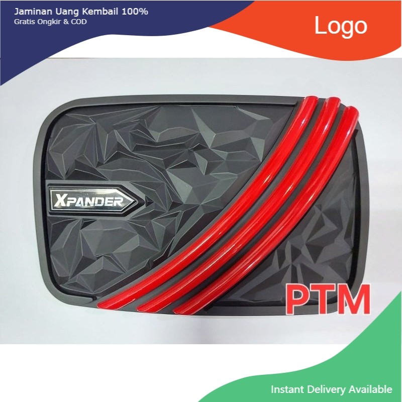 Tank cover tutup tangki bensin hitam doff Xpander dan Xpander cross. Litlle_Variasi