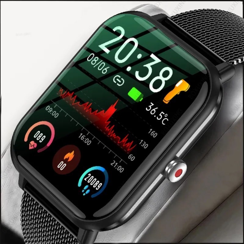 2023 New Smart Watch Men Blood Oxygen Monitoring Sports Fitness Watch Man Woman Body Temperature Mon