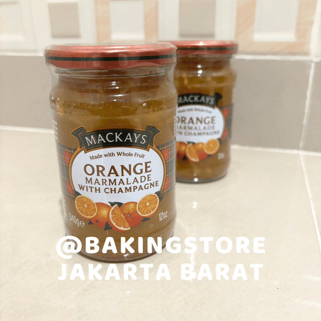 

Mackays Orange Marmalade with Champagne Jam (340 gr) - Selai Jeruk