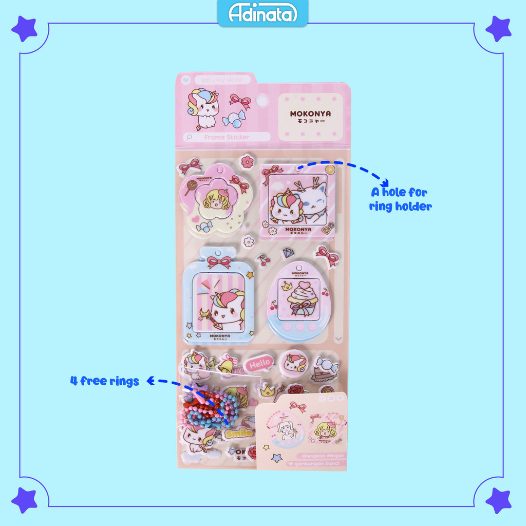 

Mokonya Frame Stickers 2450-6190 / Stiker - Adinata