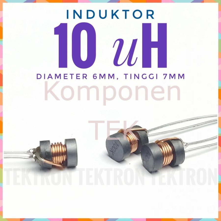 Induktor 10uH Inductor RFC 100 6mm