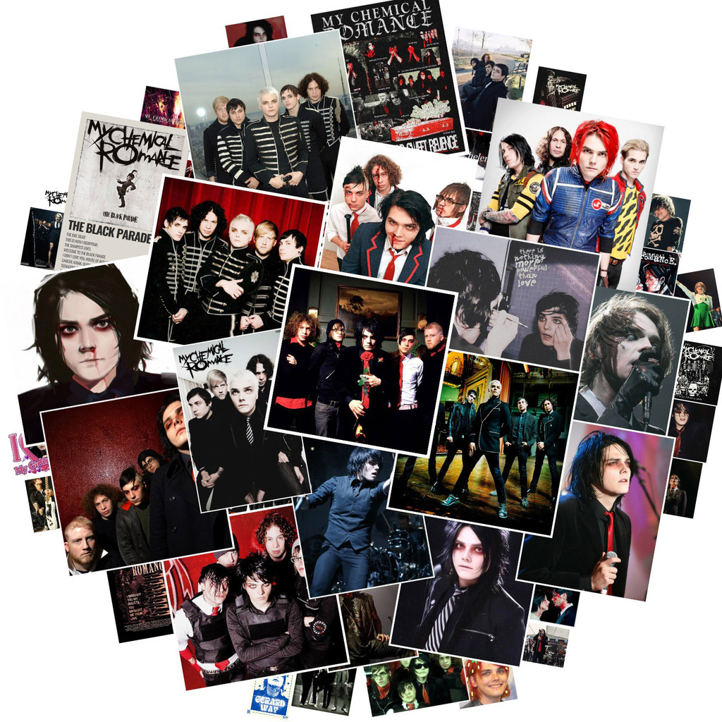 

10/30/50PCS My Chemical Romance Stickers Band Punk Rock Waterproof Graffiti Vinyl Decals Laptop Toy Kid Gifts