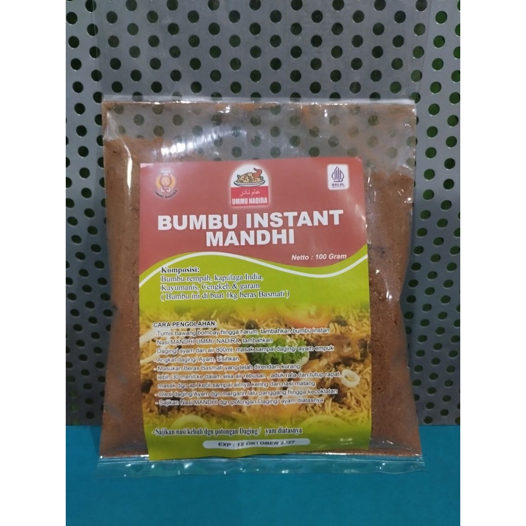 

Bumbu Nasi Instant Mandhi Ummu Nadira 100gr