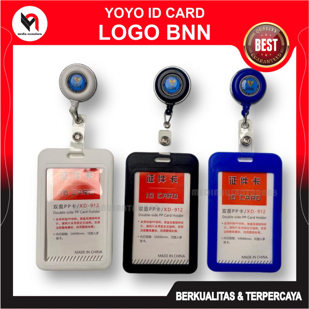 

Yoyo ID Card BNN dengan Holder Ready Stok