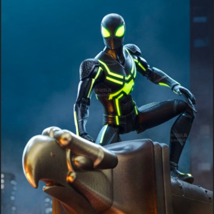 ZDToys Gameverse Spiderman Black Stealth ZD Toys Original Figure