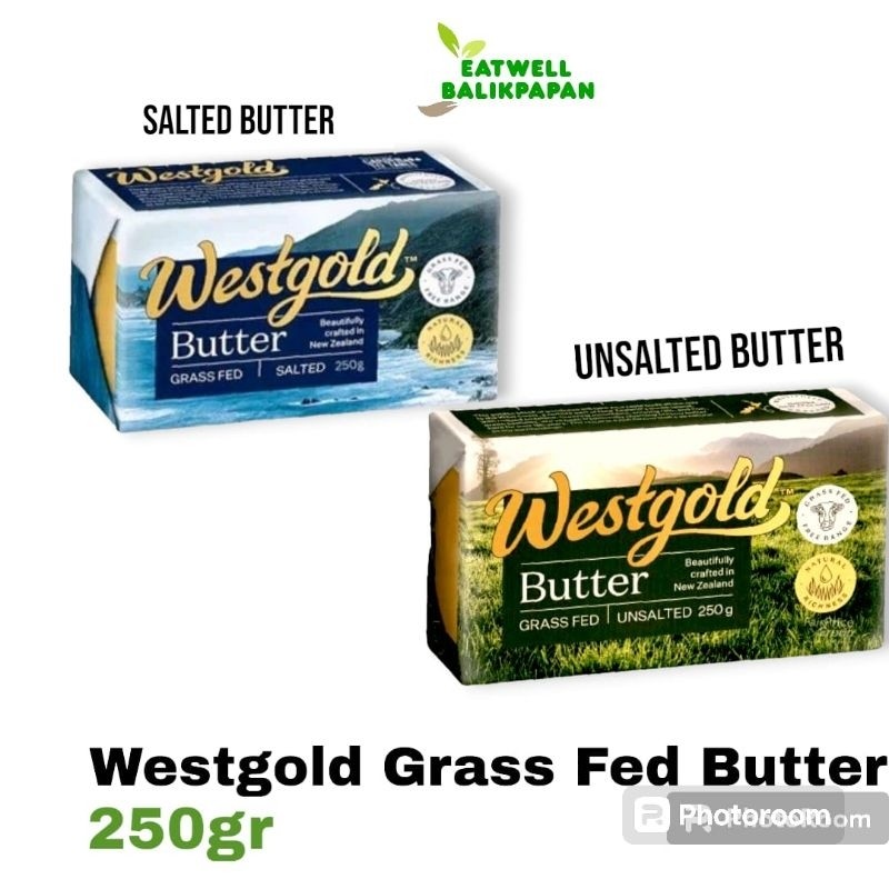 

WESTGOLD BUTTER GRASS FED 250GR / SALTED BUTTER - UNSALTED BUTTER