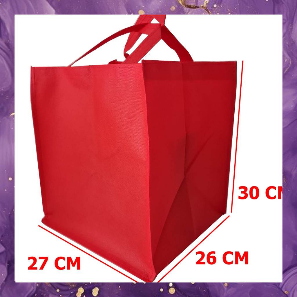 

(SBA) Tas Kain Spunbond Lebar 25 CM Cocok Untuk Kue Kado Bingkisan Parcel SC2510A4