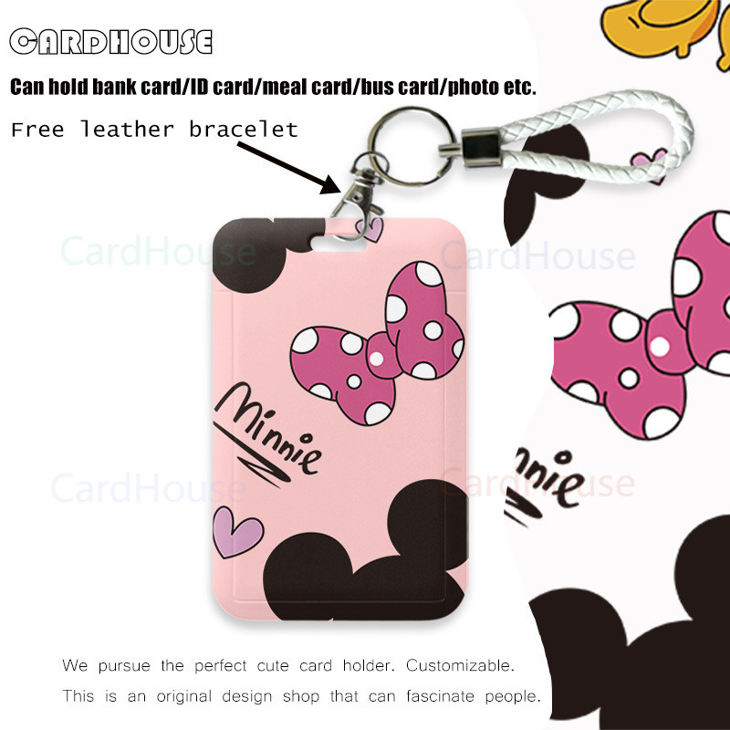 

( CardHouse ) INS ID CARD HOLDER Disney Minnie LT101 Tempat Kartu Photocard Photo Card Kartun Aesthetic