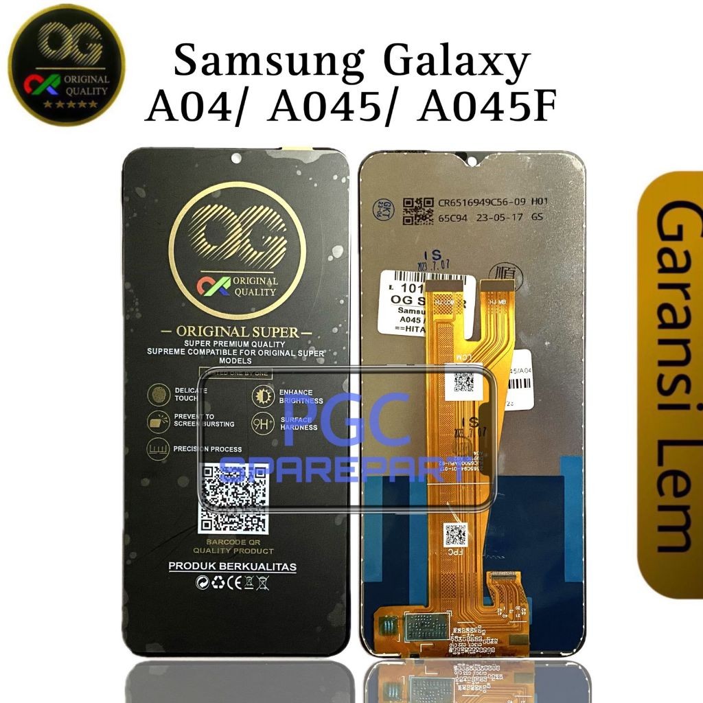 ORIGINAL SUPER OG - LCD Touchscreen Samsung A04 / A045 / A045F / SM-A045F / SM-A045F/DS / SM-A045M -