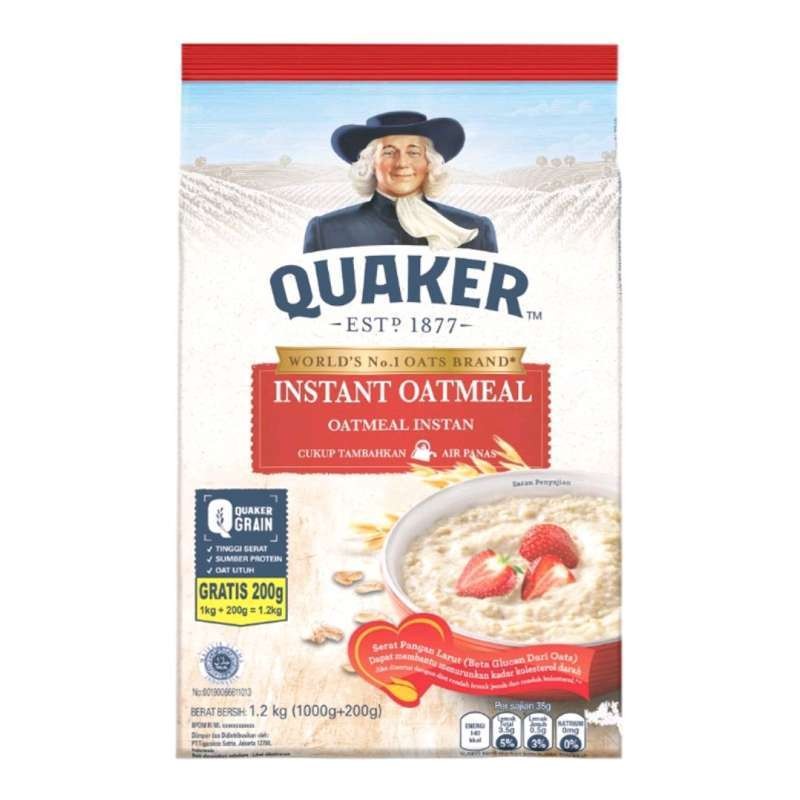 

Quaker Instant Oatmeal 1200 gr