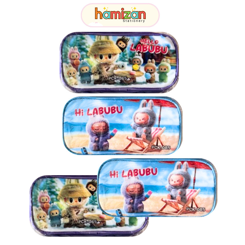 

Zipper Pencil case Labubu / Tempat pensil Kain Sleting Labubu / Tempat alat tulis Kain Zip Labubu 4 warna
