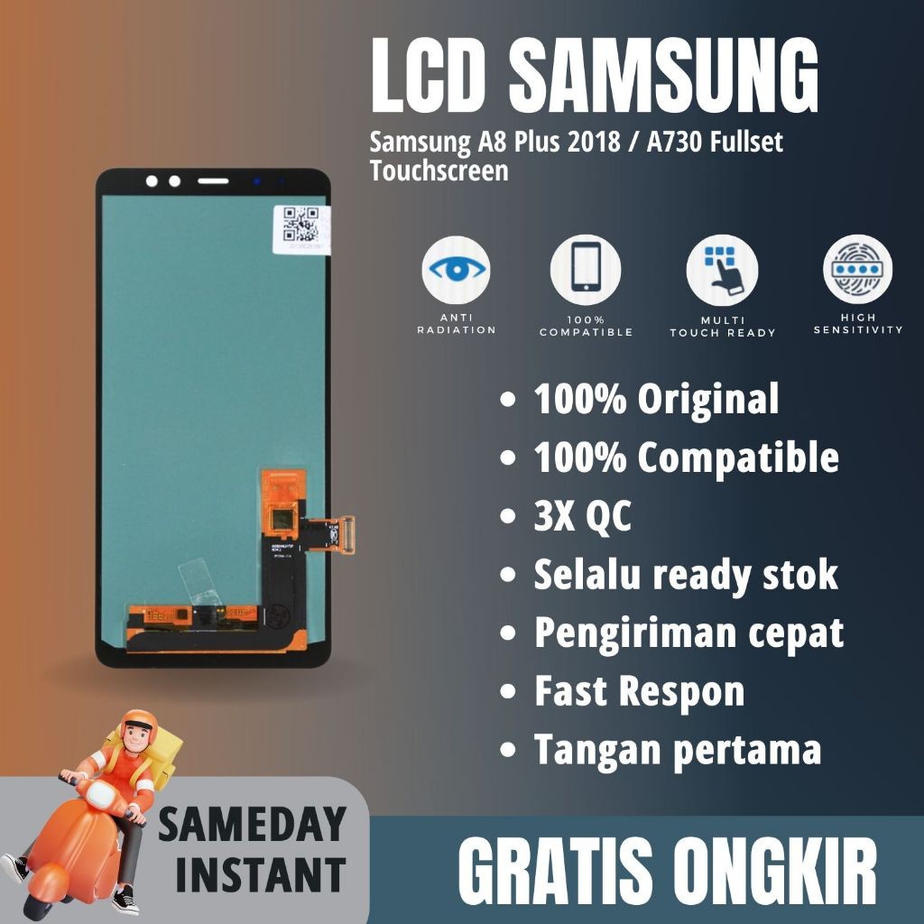 LF - LCD Samsung A8 Plus 2018 / A730 Fullset Touchscreen