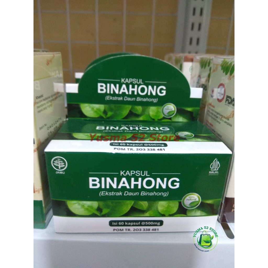 

binahong Kapsul isi 60 membantu memelihara kesehatan