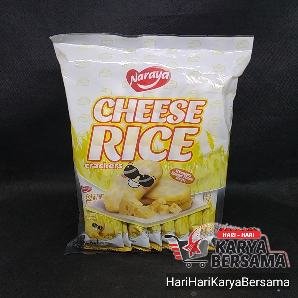 

MAKANAN RINGAN BISKUIT NARAYA CHEESE RICE CRACKERS 96GR