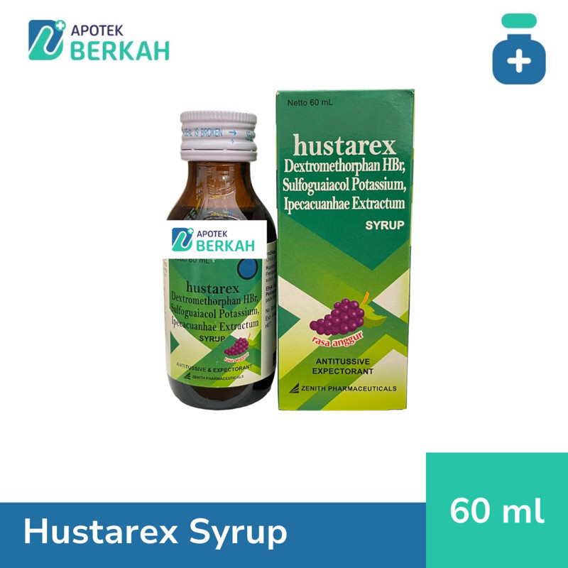 Hustarex Sirup Meredakan Batuk - 60ml