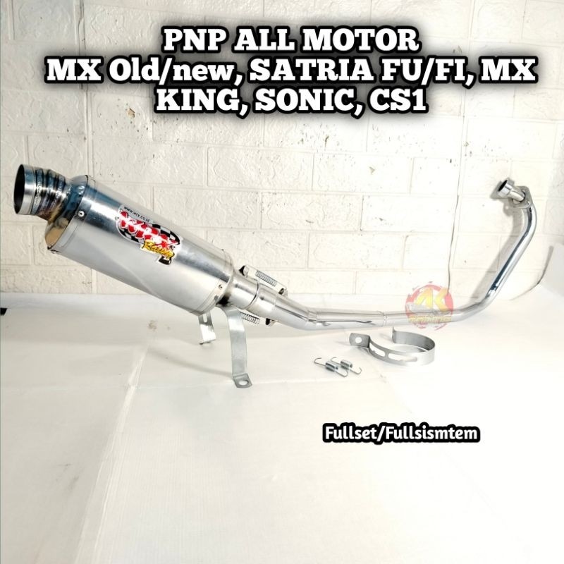 Knalpot Racing WRX OVAL Croome Jupiter MX old MX new SATRIA FU, SATRIA FACELIFT FI, SONIC, CS1, MX K