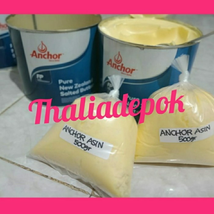 

[NEW] ANCHOR BUTTER ASIN KEMASAN ECER 500GR ROTI/CAKE/ANEKA KUE DLL
