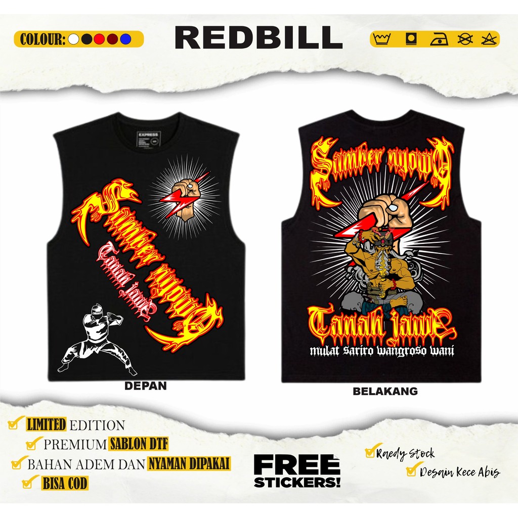 Singlet Margaluyu Samber Nyowo Tanah Jawa Desain Terbaru Kekinian By Redbil Official Store