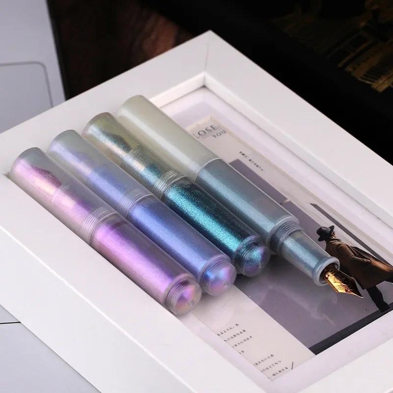 

MAJOHN New Maru Color Translucent Pearl Series Pen Adult Student Daily Writing Practice Mini Travel Handbag Pocket Ink Pen