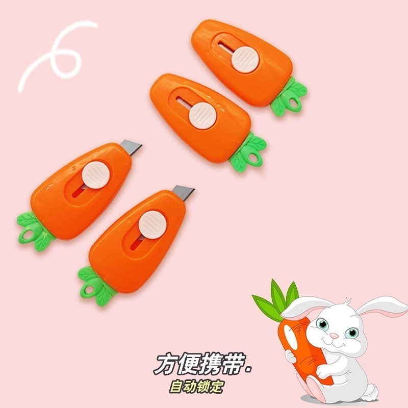 

Pisau Kecil Cutter Mini Karakter Wortel Cutter Travelling Portable 790