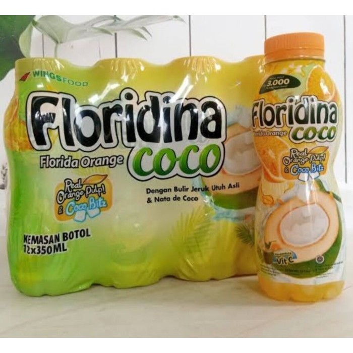 

NEW ITEM MINUMAN FLORIDINA FLORIDA ORANGE COCO 12 X 350ML