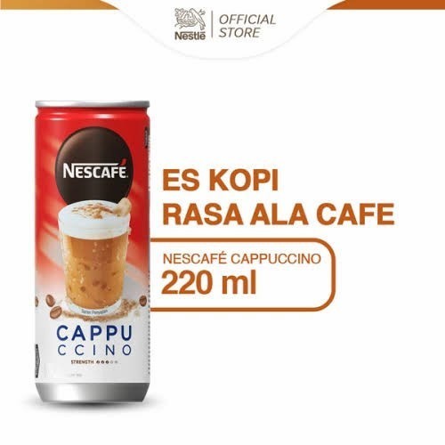 

NEW ITEM MINUMAN NESCAFE STRENGHT CAPPUCCINO 220ml