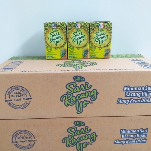 

NEW ITEM MINUMAN ULTRA SARI KACANG IJO KTN 24X150ML