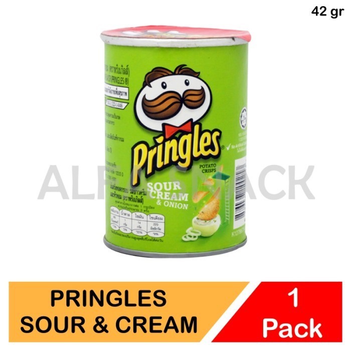 

NEW ITEM SNACK PRINGLES SOUR CREAM & ONION 42G