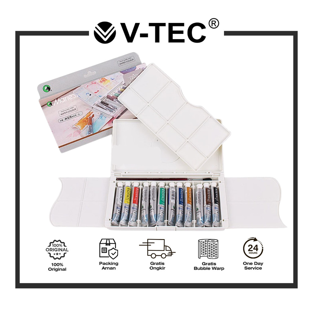 

MARIES MASTERS WATER COLOUR TYPE W-8012 / 12 WARNA